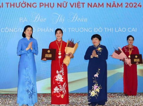 1 cá nhân của Lào Cai được trao Giải thưởng Phụ nữ Việt Nam năm 2024